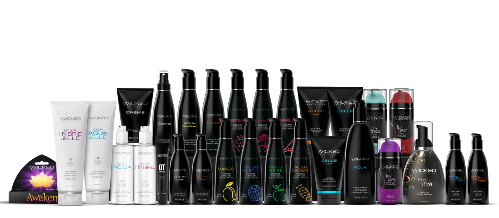 Wicked Sensual Care lubes and enhancers